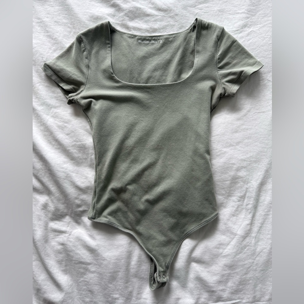 Abercrombie Sage Green Women's Bodysuit - Picture 1 of 1